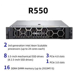 Giá cả thuận lợi PowerEdge dells R550 2U <span class=keywords><strong>Intel</strong></span> Xeon 5317 3.0 gam 12c Bộ vi xử lý Rack máy chủ - Product Image 2