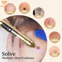 Stylo à plasma réglable sur 19 niveaux PAKISS - Appareil pour enlever les grains de beauté, les excroissances cutanées et les verrues avec écran LCD