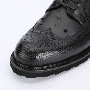 Zapatos Extra Grandes para Hombre, Zapatos de Boda de Alta Calidad con Punta Cuadrada, Impermeables, con Aumento de Altura, Construcción Duradera - Product Image 3
