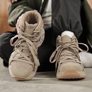 Nouvelle Collection Automne – Bottes Tactiques <span class=keywords><strong>pour</strong></span> Hommes à Lacets Frontaux en Tissu Mesh Flyknit, Idéales <span class=keywords><strong>pour</strong></span> la Randonnée en Montagne, le Désert et le Travail - Product Image 2