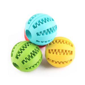 Juguetes interactivos para perros, juguetes de goma para mascotas, Limpieza de dientes, fugas, bola rodante mágica para perros, alimentador lento, juguete para masticar perros - Product Image 1