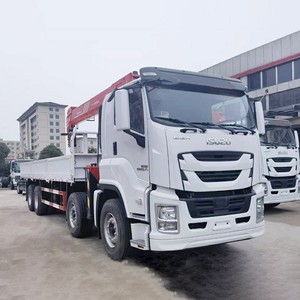 รถบรรทุกติดเครน ISUZU GIGA 16 ตัน 8x4 บูมตรง ยกไฮดรอลิก สำหรับงานยกของหนัก จากโรงงานโดยตรง - Product Image 4