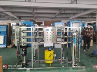 Osmose inverse pour 1.5 T/h avec adoucisseur d'eau industriel à injection d'antitartre 3000 LPH 1000gln par jour puits d'eau solty 250 L