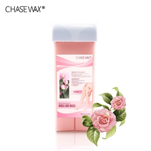 Chase Wax Moisturizing 100g Rose Pink Strips Wax Roll On Cartridge <span class=keywords><strong>cera</strong></span> morbida per <span class=keywords><strong>pelli</strong></span> <span class=keywords><strong>sensibili</strong></span> - Product Image 1