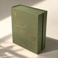 Boîte cadeau de luxe personnalisée pour bouteille de vin avec insert en satin – Fournisseur d'emballages haut de gamme