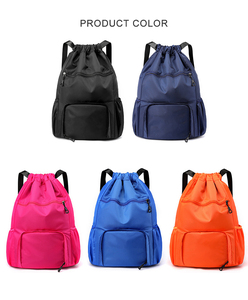 Mochilas con Cordón Personalizadas con Logotipo, Impermeables, para Gimnasio, Deportes, Baloncesto, con Bolsillo con Cremallera - Product Image 5