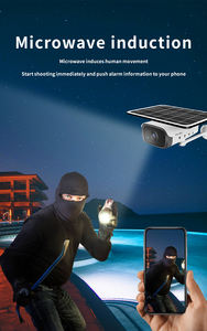 C5 4G/WIFI Cámara solar Lente gran angular de 120 ° 24 horas Alarma Push y <span class=keywords><strong>365</strong></span> días de resistencia Aplicable en múltiples escenarios - Product Image 6