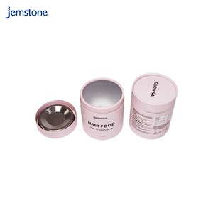Food Grade Cylinder Kraft Paper Cardboard Tube Packaging Te Round Box Tea Paper Tube Packaging With Metal Lid