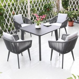 Sẵn Sàng Để Tàu Bán Buôn Ngoài Trời Sân Vườn Đồ Nội Thất Thiết Lập Mở Rộng Bàn Ngoài Trời Với 8 Ghế Ăn Bộ - Product Image 5