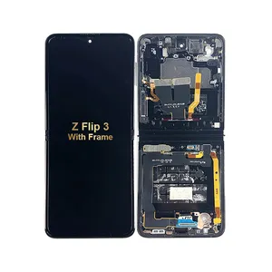 Оригинальный Дисплей для мобильного телефона, экран Pantalla LCD для Samsung Z Flip Fold 2 3 4 5 5G с рамкой дигитайзер в сборе