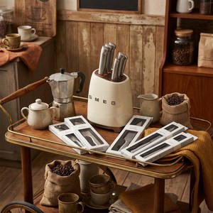 Full Polished 7 Piece Stainless Steel <b>Kitchen</b> Knife Set With Block 304 Food Grade for Home Restaurant 1Full Polished Complete 7 - Product Image 6