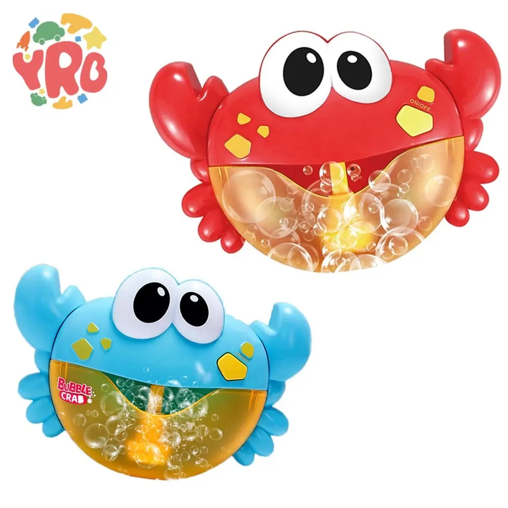 Funny Shower Toy Musical Bubble Crab Machine Automatic Crab Bubble Maker Kids Bath Toys Bathroom Toys