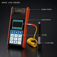 Testeur de dureté Leeb portable numérique avec imprimante thermique intégrée pour l'inspection et le contrôle de la qualité des métaux et des matrices