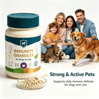 Comprimés à mâcher pour soutenir l'immunité des chiens et des chats, santé intestinale, probiotiques, mélange de vitamines, complément alimentaire à mâcher, service d'étiquetage privé OEM
