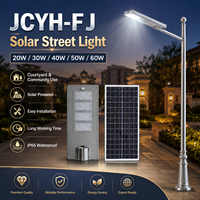 Lampe solaire LED DC pour autoroute et jardin, certifiée IP66, CCC, CE, RoHS, batterie Lifepo4, aluminium ABS, garantie 5 ans, angle de faisceau 120°, 60W