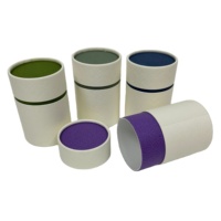 Emballage de tube cosmétique en carton biodégradable, recyclable et écologique personnalisable pour parfum, mascara, soins de la peau - Kraft brun