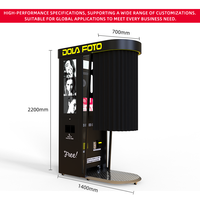 Photo Booth All-in-One Software Máquina expendedora Impresora Remote Selfie Station PhotoBooth Photo Booth Motion Camera Booth