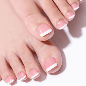 Unghie Finte per <span class=keywords><strong>Piedi</strong></span> in ABS, Design Francese, Vegane, Applicazione a Pressione, Moda all'Ingrosso - Product Image 3