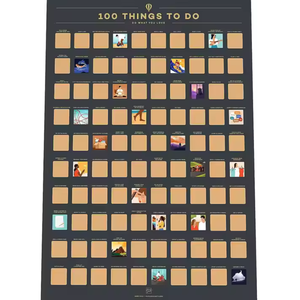 Venta al por mayor Scratch Off Lotería Poster Scratch Cards Tarjetas de regalo promocionales personalizadas - Product Image 4