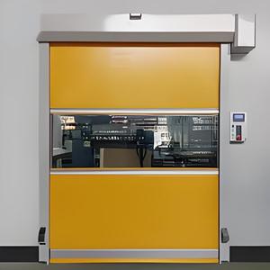 Rideau en vinyle de porte enroulable en PVC industriel robuste tissu de porte à <span class=keywords><strong>action</strong></span> rapide Durable imperméable pour entrepôt et utilisation en usine - Product Image 6
