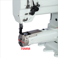 Machine à coudre industrielle à point noué à triple alimentation QS-341-2 à grand crochet pour lit cylindrique