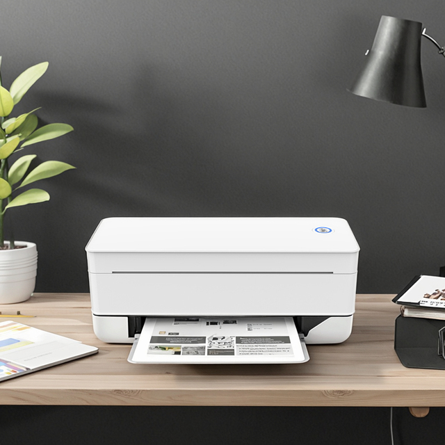 Portable Mini A4 Wireless USB+ WiFi Thermal Plastic Printer Black and White Photo & Document Printing 300DPI