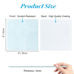 Wholesale Custom Square Shape Full <strong>Color</strong> Printing Cutting <strong>Board</strong> Sublimation Blank Square Tempered <strong>Glass</strong> <strong>Chopping</strong> <strong>Board</strong>