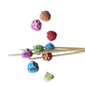 ไม้ไผ่เสียบทรงกลมหลากสีสำหรับเสียบไม้ - Product Image 4