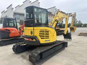 Mini-excavatrice hydraulique sur chenilles d'occasion Yanmar YANMAR55 de 5 tonnes, moteur à faible nombre d'heures, modèle 2022, vente à prix réduit à Shanghai - Product Image 4