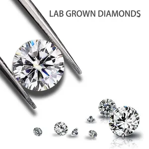 Wholesale Man Made Diamonds 0.01-1 Carat Gia IGI Cvd Loose Diamond for Lab Grown Diamond
