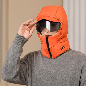 Mingsiqi Ski Cap Winter Windproof Warm Neck Protector Outdoor Cycling Hat Black - Product Image 2