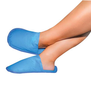 Hot Cold Therapy <b>Slippers</b> Cold Gel Nylon for Swollen Painful Feet Fast Effective Relief Neuropathy Chemotherapy <b>Diabetes</b> Blue - Product Image 1