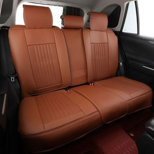 Fundas de Asiento de Coche Universales Completas en Color Marrón, Diseño Deportivo, Material de Cuero, para Land Cruiser, Precio de Fábrica - Product Image 2