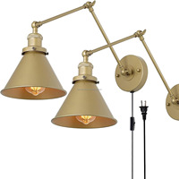 Lampes murales LED en fer de luxe modernes haut de gamme pour chambre à coucher, salon et couloir, escalier