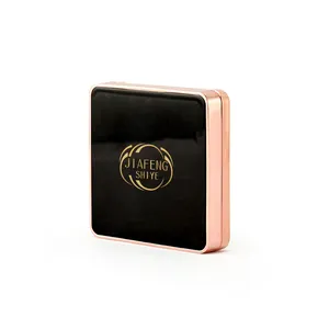 Emballage de maquillage personnalisé de luxe carré vide bb fond de teint crème coussin d'air étui compact avec miroir