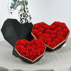 Caja de Regalo de <span class=keywords><strong>Rosas</strong></span> Preservadas al por Mayor, Flores de Verano, Hermosas <span class=keywords><strong>Rosas</strong></span> Coloridas para el Día de San Valentín - Product Image 1