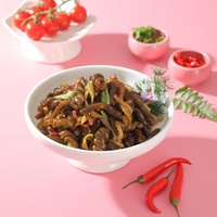 Salade d'algues congelées Cochayuyo assaisonnée, type Bull Kelp, pour la restauration, vente en gros, sac de 1 kg