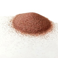 Granat alluvial abrasif 80 mesh pour découpe jet d'eau et sablage, sable naturel pour préparation de surface et élimination de la rouille