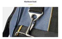 Sac à outils, toile, multifonctionnel, main et épaule, sac à outils d'électricien, sac de réparation de matériel, sac à outils manuel