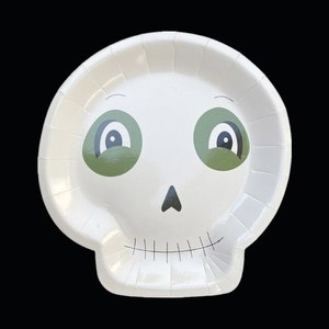 Halloween Party Paper Plates Ghost and Bat Irregular Shape Disposable and Biodegradable Paper Plate Party Supplies - Product Image 5