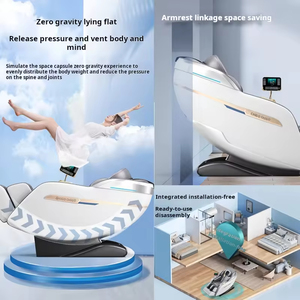 VCT Wholesale Best Vending 2025 Fauteuil de massage de luxe à gravité zéro, design moderne et nouveau, avec spa pour les pieds <span class=keywords><strong>Shiatsu</strong></span> et massage complet du corps - Product Image 3