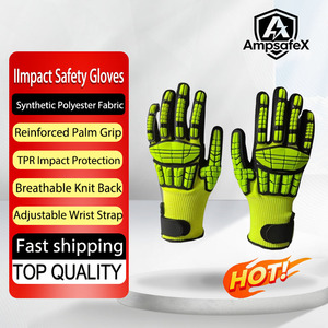 Guantes de Seguridad TPE Resistentes a Impactos, para Trabajo Pesado, Protección para la Industria del Petróleo, Gas y Minería, 7 oz de Grosor, 24 cm, Venta al Por Mayor - Product Image 1