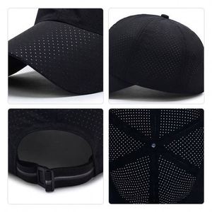 Casquette de baseball personnalisée pour hommes et femmes, séchage rapide, logo personnalisé, maille respirante, couleur unie, casquette snapback, casquettes de sport - Product Image 5