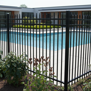 Clôture <span class=keywords><strong>tubulaire</strong></span> en aluminium haute sécurité pour <span class=keywords><strong>piscine</strong></span> extérieure et jardin - Product Image 1