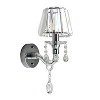 Chất Lượng Cao Kính Giá Rẻ Phong Cách Châu Âu Sang Trọng Nhà Hiện Đại Trong Nhà Đôi Cánh Tay Shades Kim Loại Pha Lê Led Đèn Tường