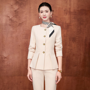 Professional Women's Suit Long Sleeve Hotel Uniform Spring 2026 Workwear Commuting Elegance - Product Image 2