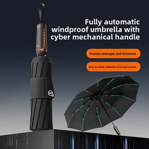 <span class=keywords><strong>Parapluie</strong></span> entièrement automatique coupe-vent, épaissi et <span class=keywords><strong>renforcé</strong></span>, pour forte pluie et protection solaire, extra large, rétractable à un clic, pliable, pour le soleil - Product Image 5