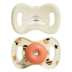 Adorabile succhietto per la dentizione Eco succhietto per capezzoli progettato per bambini ciuccio per neonati Best mangiare Lovey Toy ciuccio portatile