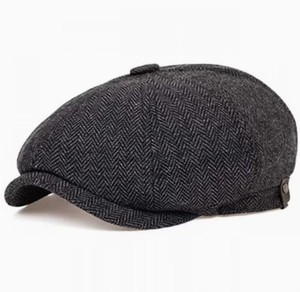 Venta al por mayor Syh1425 clásico Tweed Baker Boy gorra plana Casual periódico hiedra sombreros para hombres invierno estilo de carácter - Product Image 5