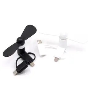 Einzigartiger Mini-Lüfter mit Unternehmenslogo für alle Handys tragbare Mini-USB-Lüfter langlebiger Kühlventilator für Android